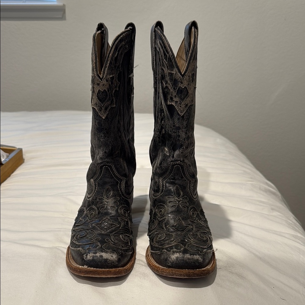 Black Western Cowboy Boots